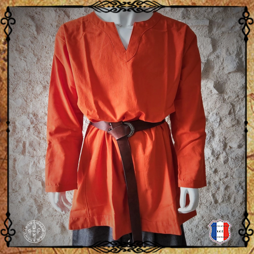 CHEMISE VIKING Coton / Orange