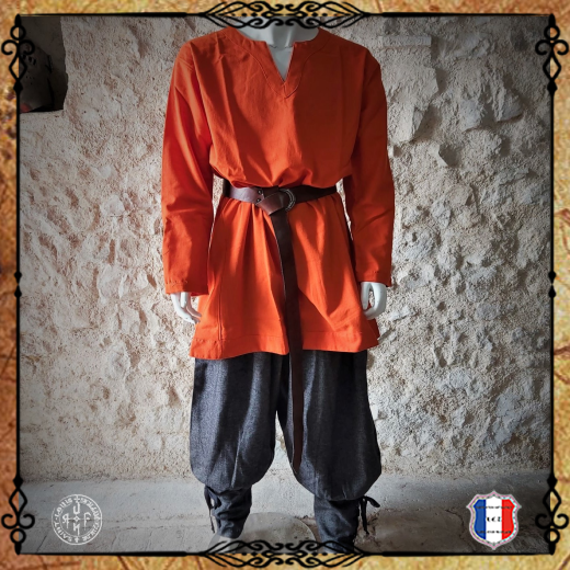 CHEMISE VIKING Coton / Orange