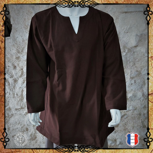 CHEMISE VIKING Coton / Marron