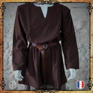 Chemise Viking Coton / Marron