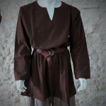 Chemise Viking Coton / Marron