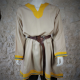 CHEMISE VIKING GALON Lin / Ecru col jaune