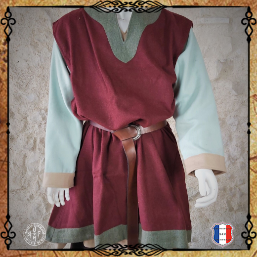 CHEMISE VIKING SM Laine / Bordeaux