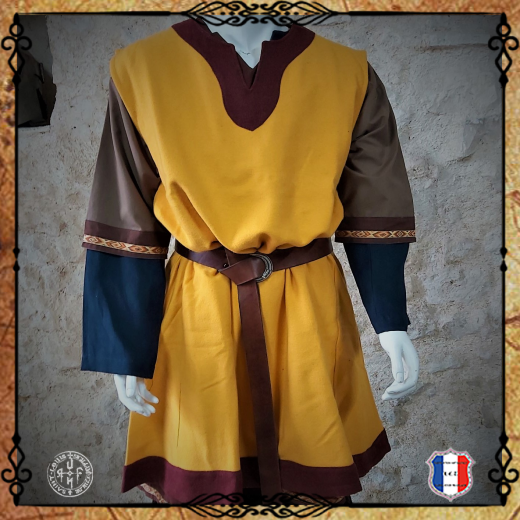 CHEMISE VIKING Laine / Jaune