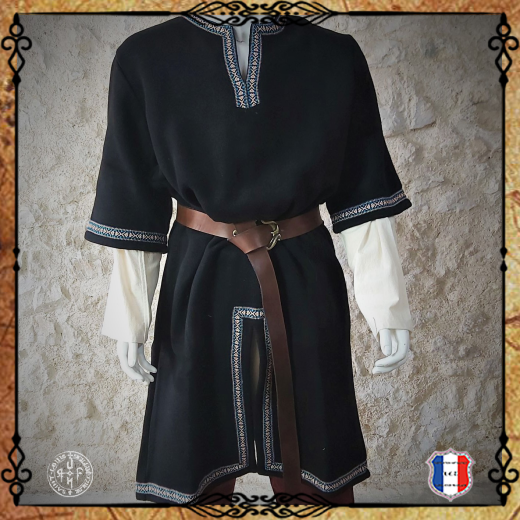 TABARD DEMI MANCHE 100% Laine / Noir