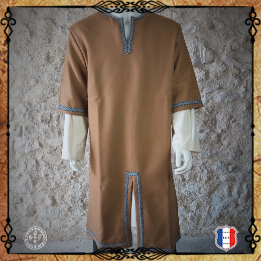 TABARD DEMI MANCHE 100% Laine / Beige