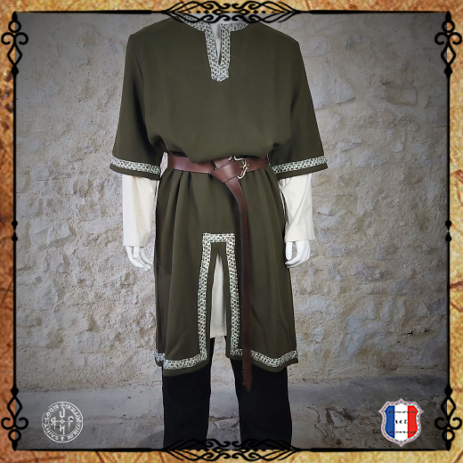 TABARD DEMI MANCHE 100% Laine / Kaki