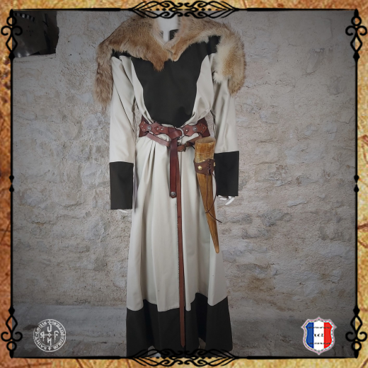 ROBE LORNA viking Coton-Emerisé/Ecru