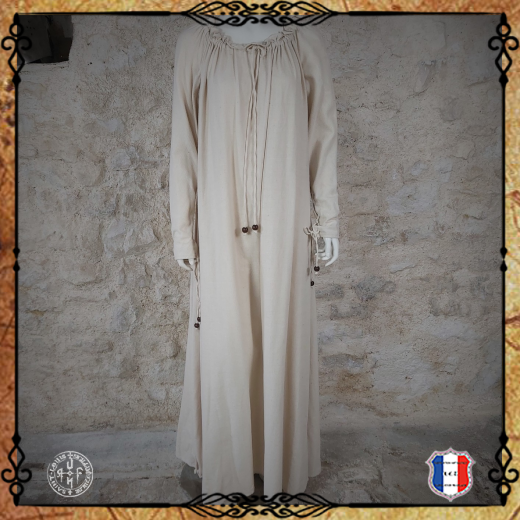 ROBE MELISSANDRE 100%coton/Ecru