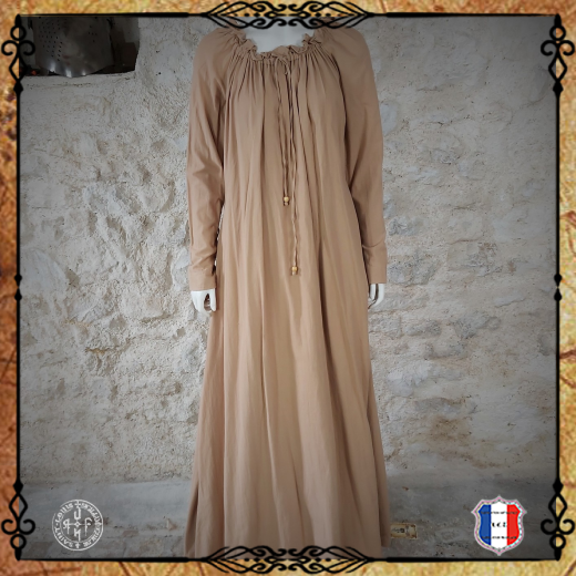 ROBE MELISSANDRE 100%coton/Biscuit