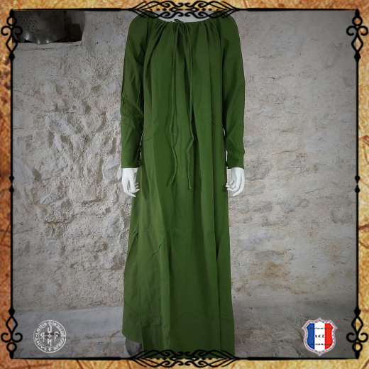 ROBE MELISSANDRE 100%coton/Vert