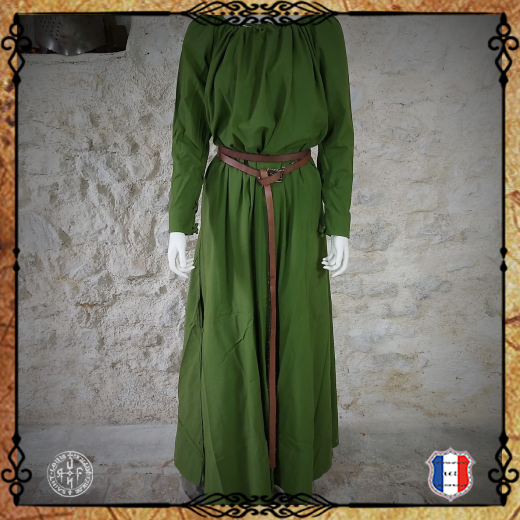 ROBE MELISSANDRE 100%coton/Vert