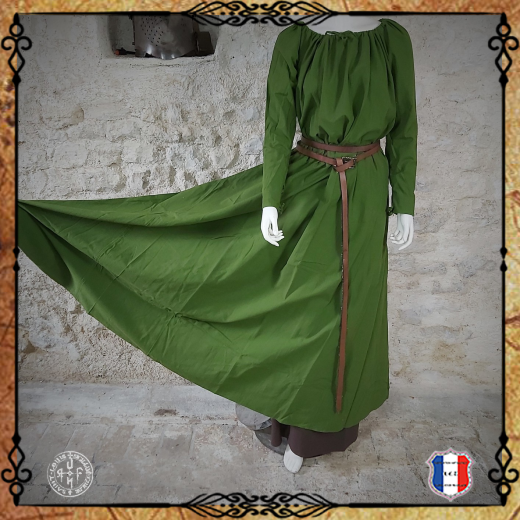 ROBE MELISSANDRE 100%coton/Vert