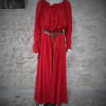 Robe Mélissandre coton/Rouge