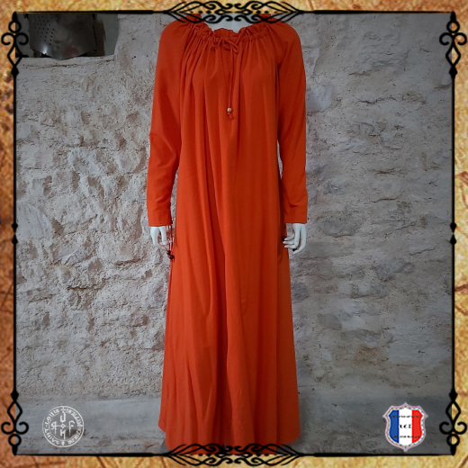 ROBE MELISSANDRE 100%coton/Orange