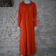 ROBE MELISSANDRE 100%coton/Orange