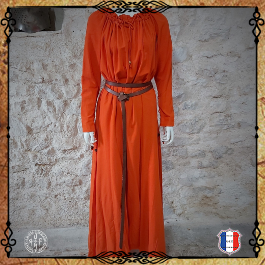 ROBE MELISSANDRE 100%coton/Orange