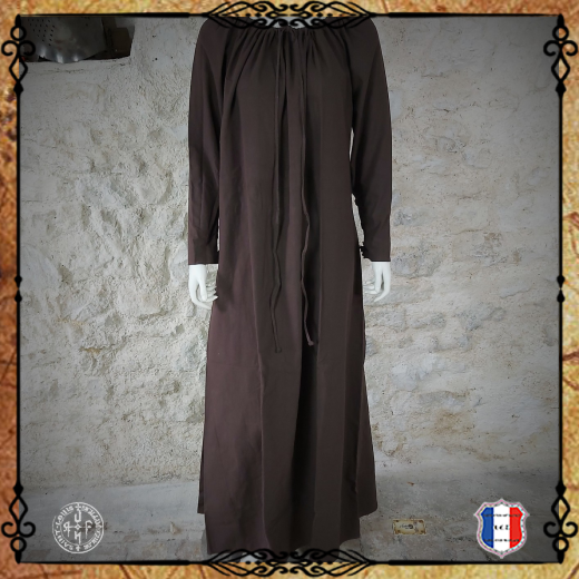 ROBE MELISSANDRE 100%coton/Chocolat