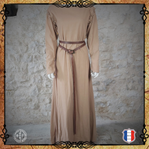 ROBE GUENIEVRE 100%coton/Biscuit