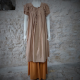 ROBE GLADYS 100%coton/Biscuit