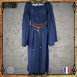 Alienor Dress Cotton 120 / Blue
