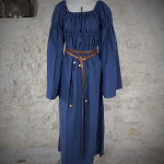 Alienor Dress Cotton 120 / Blue