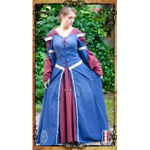 Fleurette Surcoat Cotton 120/Blue