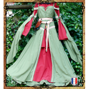 Fleurette Surcoat Cotton 120/Green