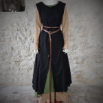 Alya Surcoat Cotton 120/Black