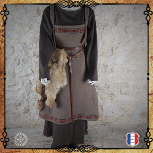 Viking Surcoat Thick Wool/Taupe