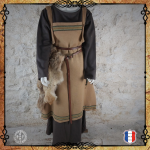 Viking Surcoat Thick Wool/Beige