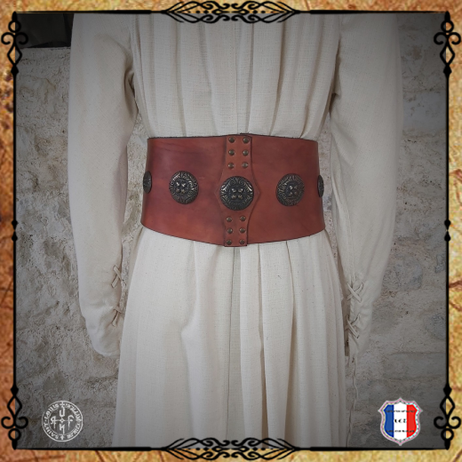 CEINTURE ASSYA deco 100% cuir bovin