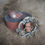 Medieval Men Deco Belt 100% Leather Length 1m71
