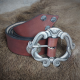 CEINTURE HOMME MEDIEVAL DECO 100% cuir TAILLE 1m51