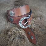 Medieval Men Deco Belt 100% Leather Length 1m81