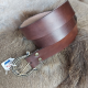 CEINTURE HOMME MEDIEVAL 100% cuir bovin/Marron